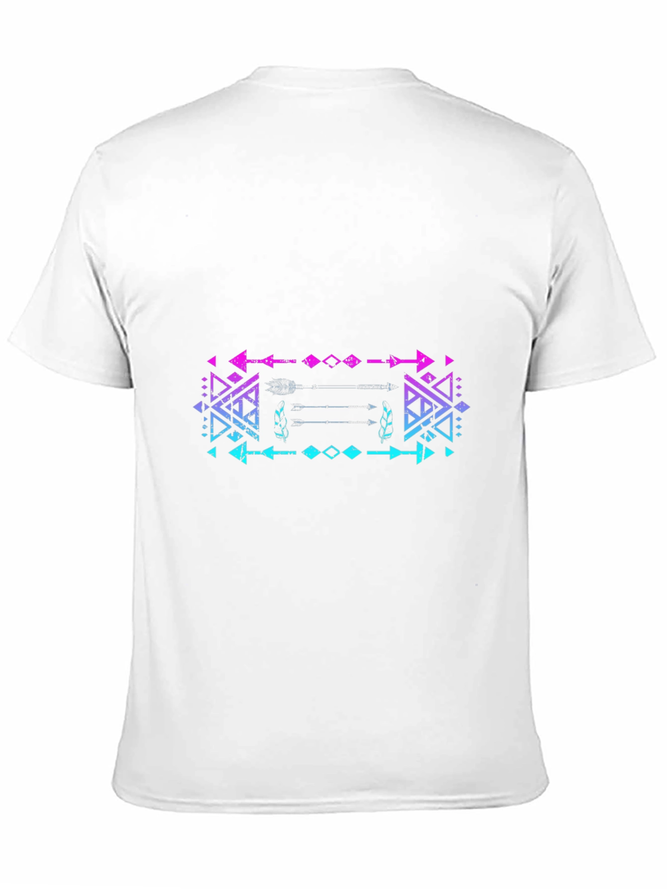 Aztec Arrow T-Shirt - Black Cotton Blend