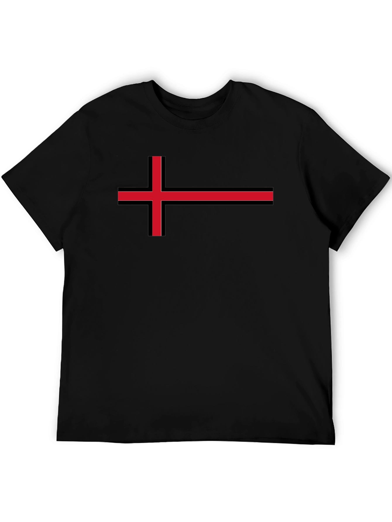 Nordic Cross Graphic T-Shirt - Stylish Casual Tee