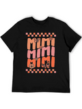 MIMI Graphic Tee with Butterflies and Flowers