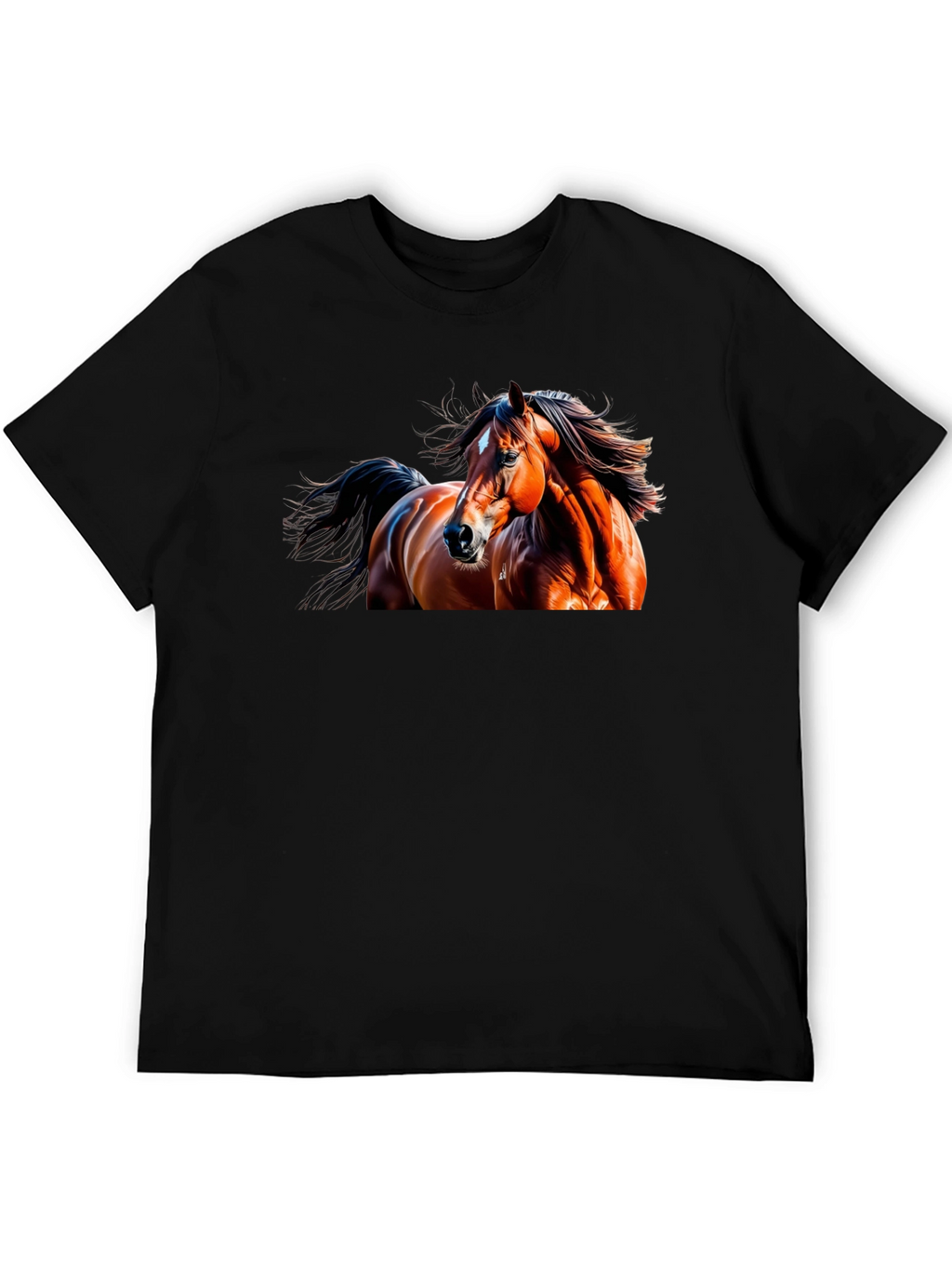 Black Horse Graphic Tee