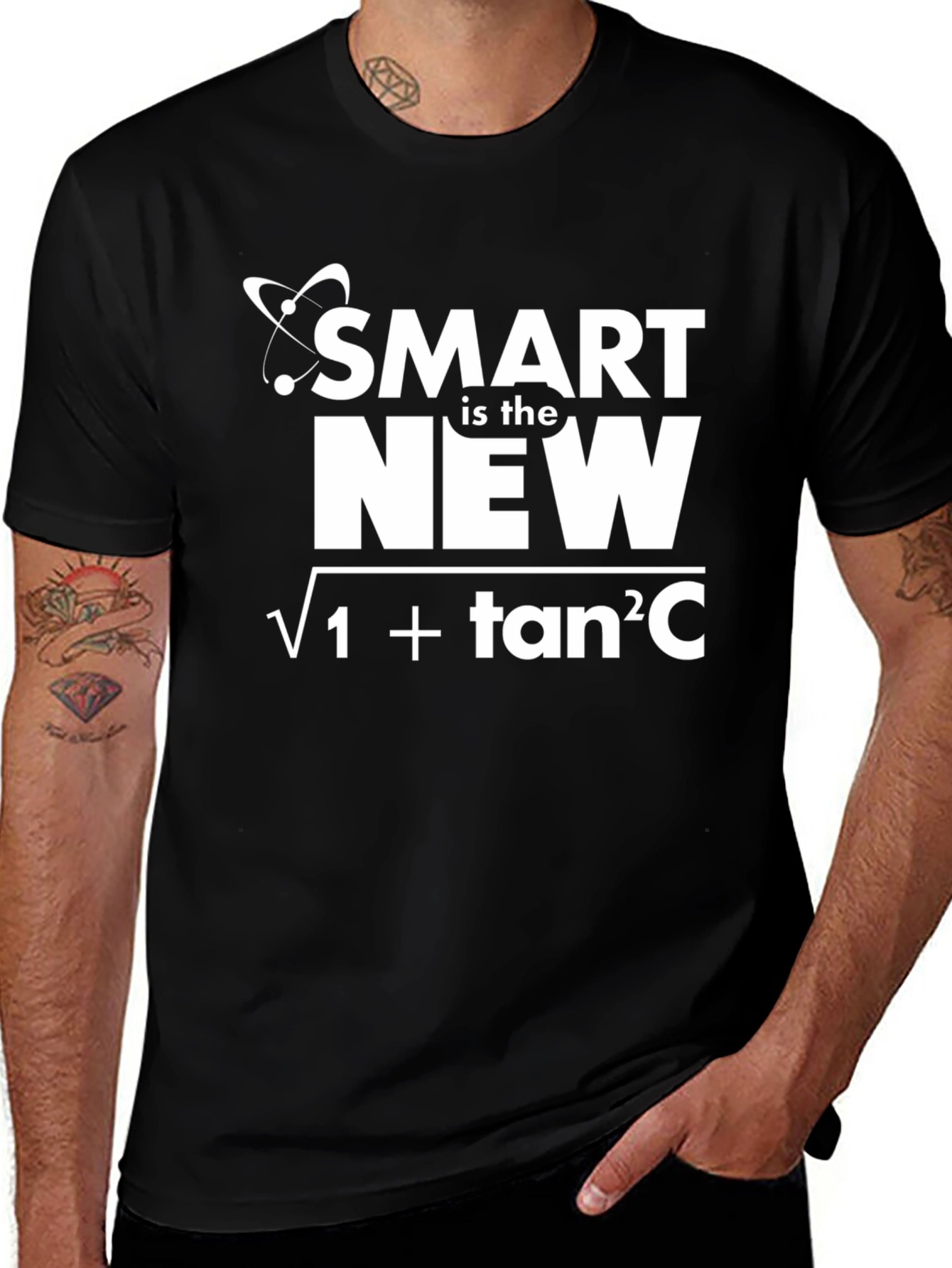 Smart is the New Sec C Black T-Shirt