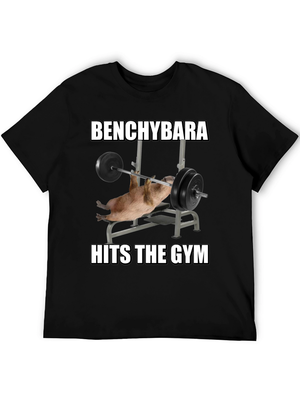 Benchybara Hits the Gym T-Shirt