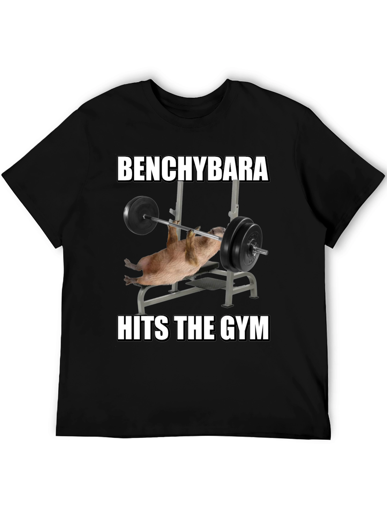 Benchybara Hits the Gym T-Shirt