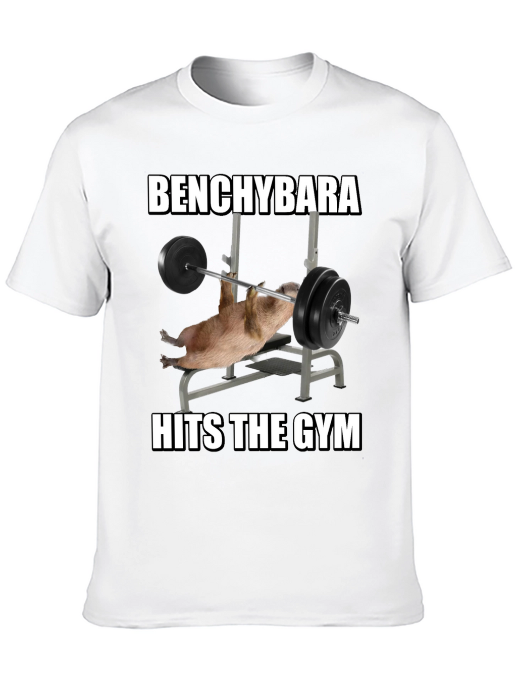 Benchybara Hits the Gym T-Shirt