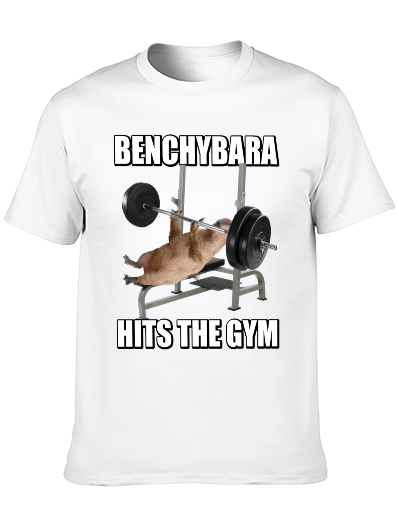 Benchybara Hits the Gym T-Shirt