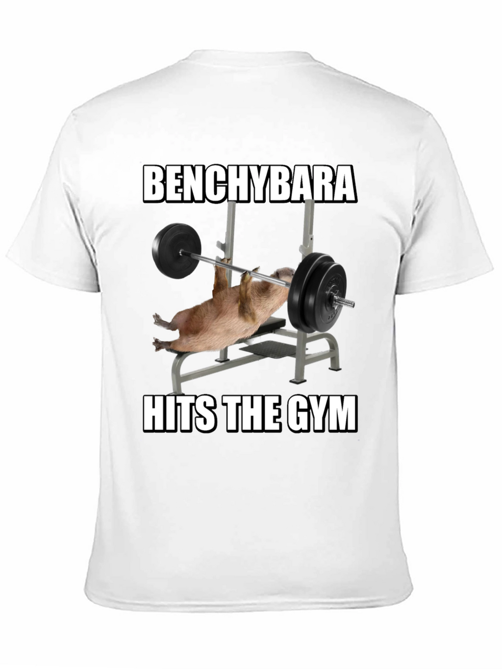 Benchybara Hits the Gym T-Shirt