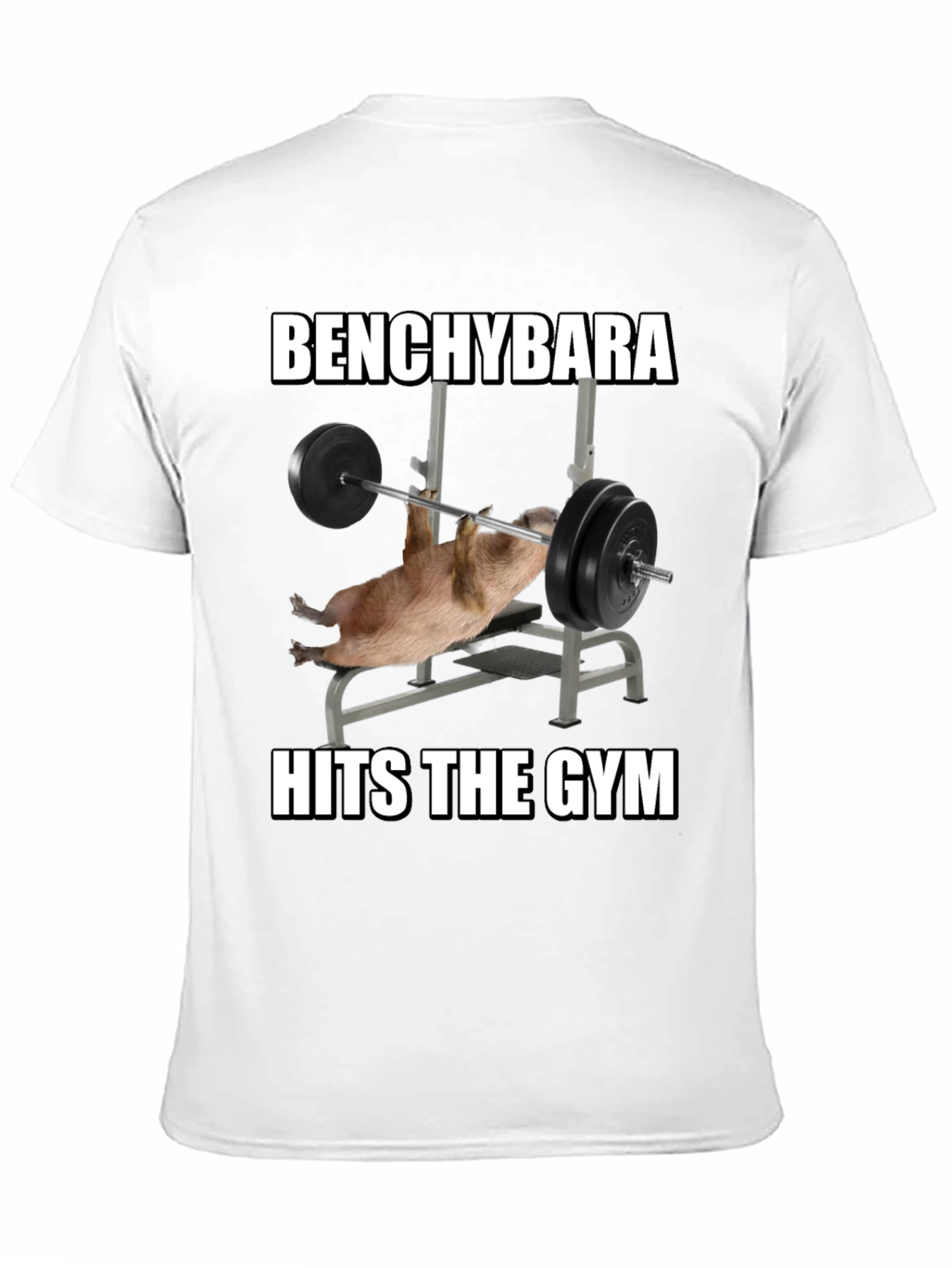 Benchybara Hits the Gym T-Shirt