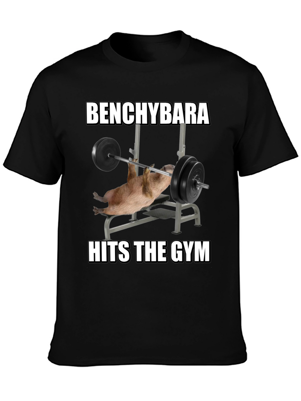 Benchybara Hits the Gym T-Shirt