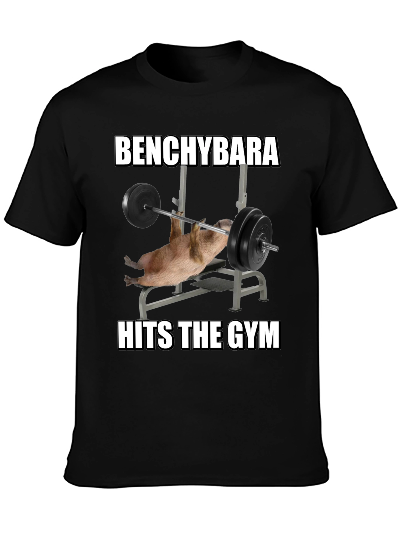 Benchybara Hits the Gym T-Shirt
