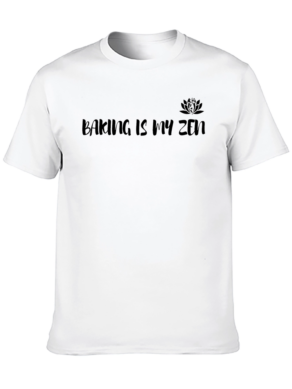 Baking Is My Zen Black Graphic Tee