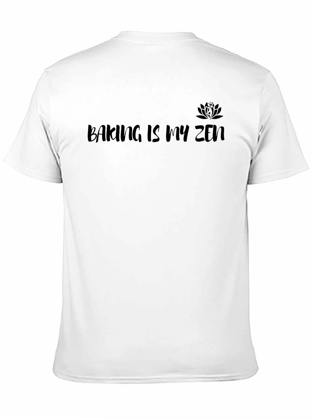 Baking Is My Zen Black Graphic Tee