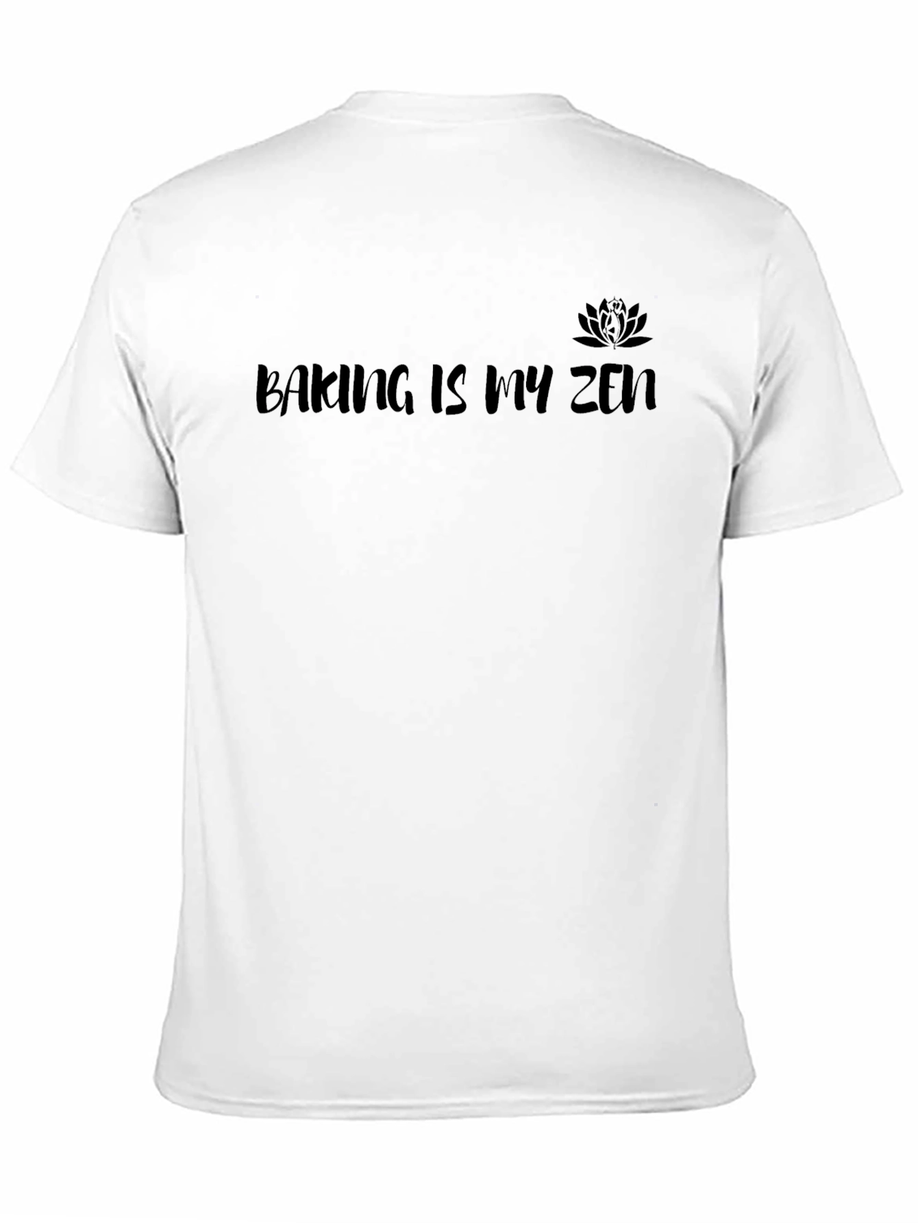 Baking Is My Zen Black Graphic Tee