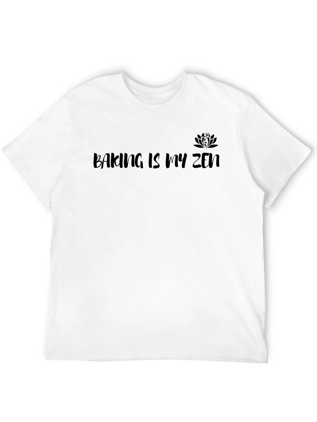 Baking Is My Zen Black Graphic Tee