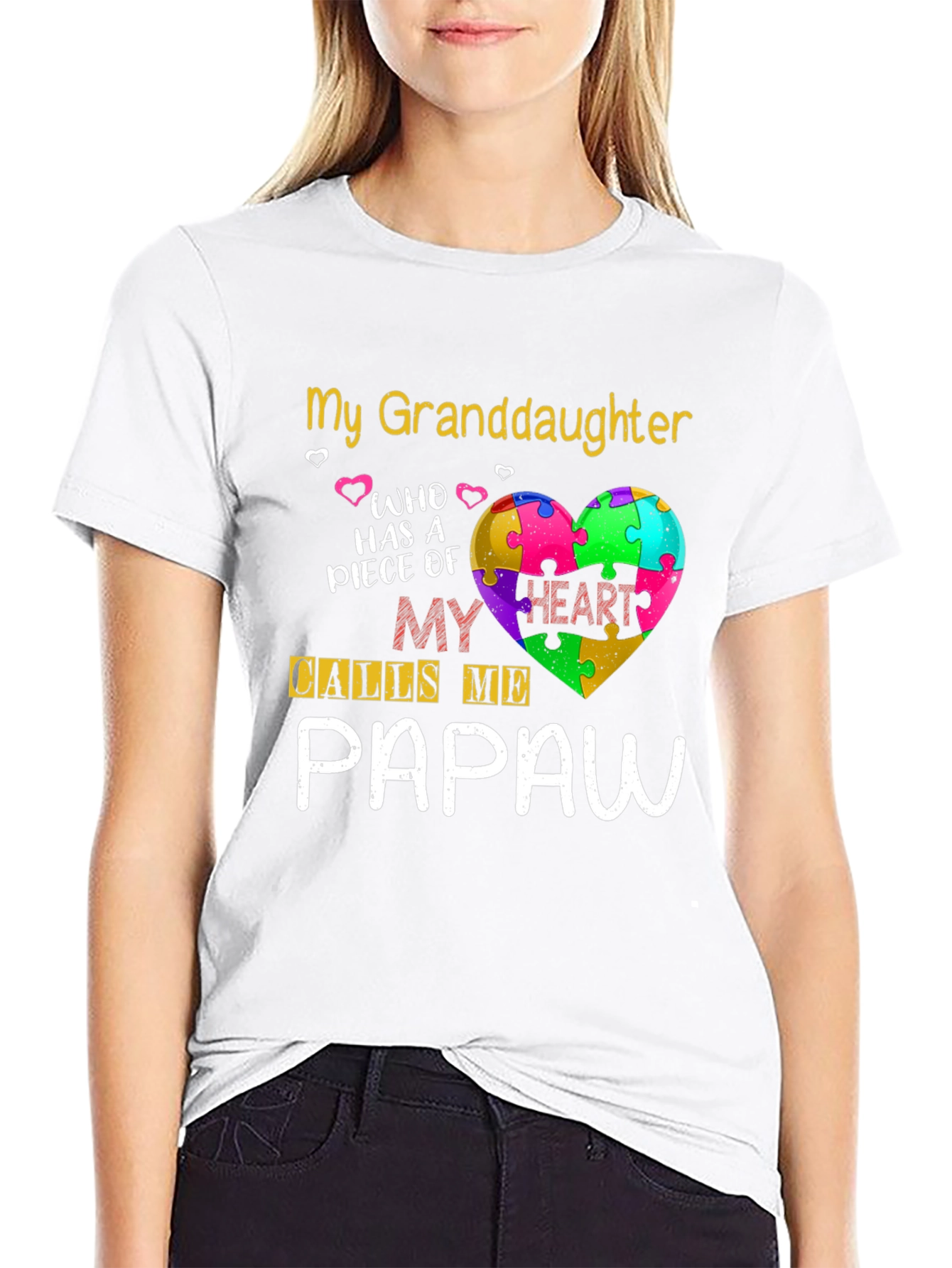 My Granddaughter Autism Awareness T-Shirt