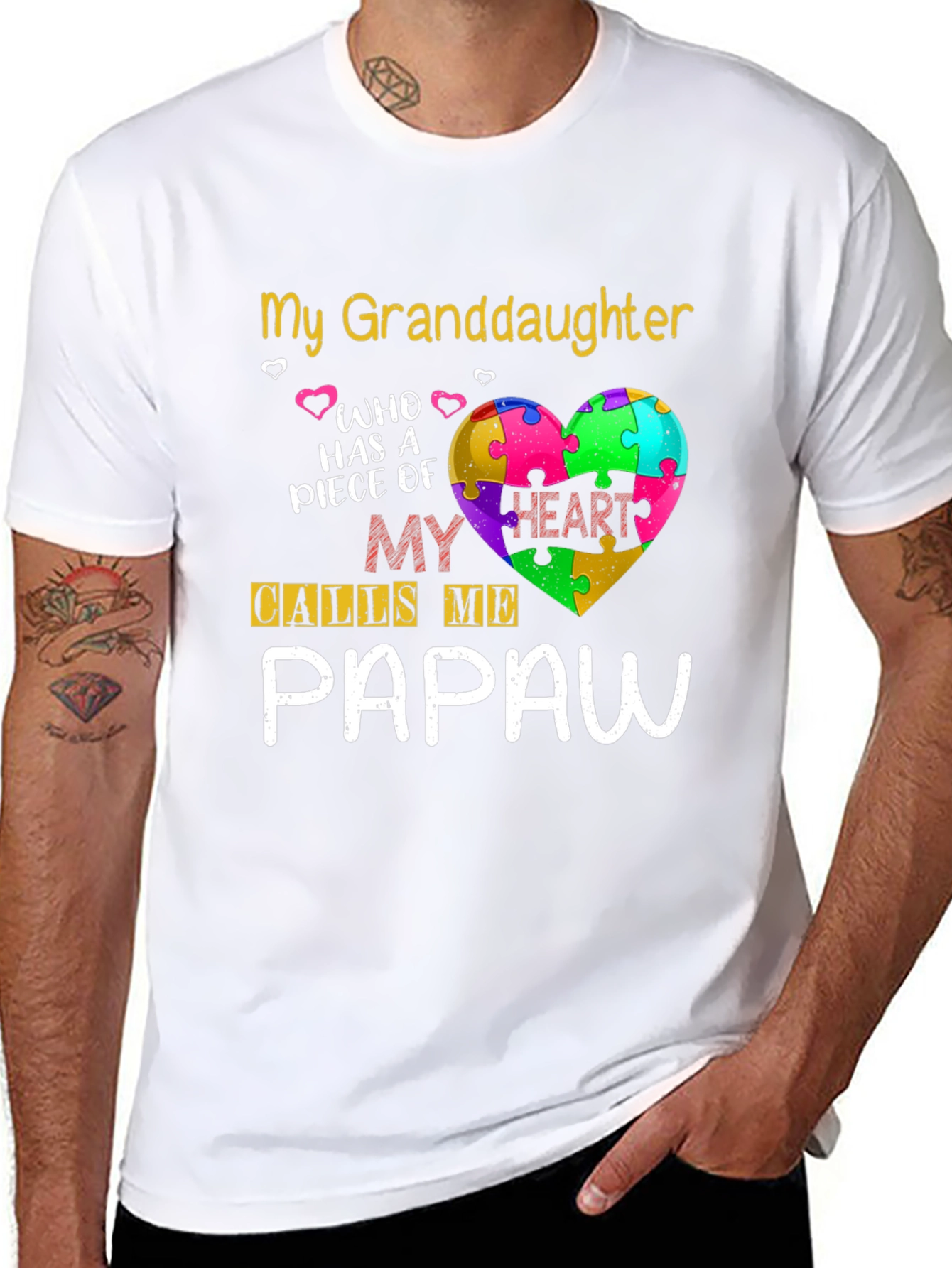 My Granddaughter Autism Awareness T-Shirt