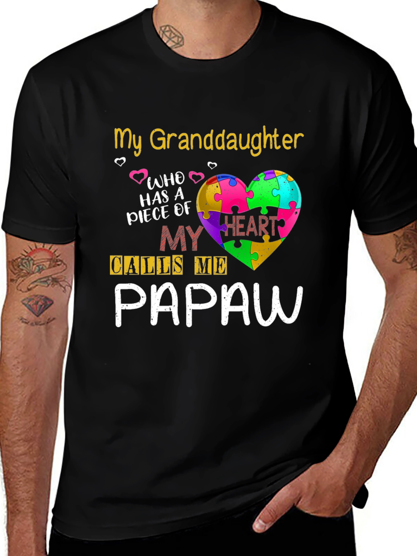 My Granddaughter Autism Awareness T-Shirt