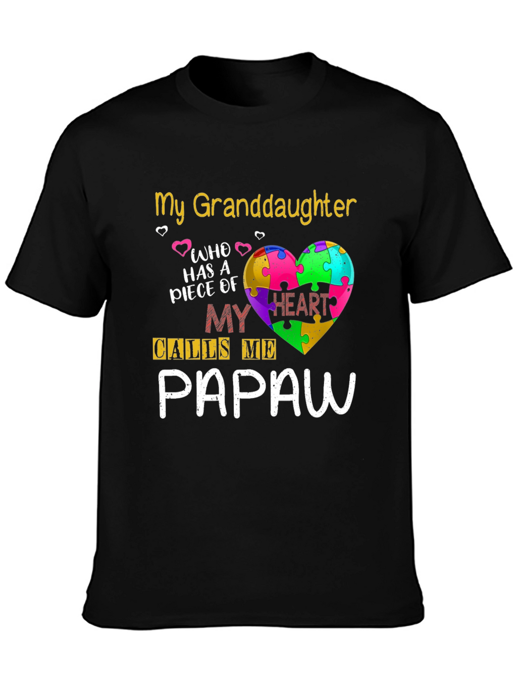 My Granddaughter Autism Awareness T-Shirt