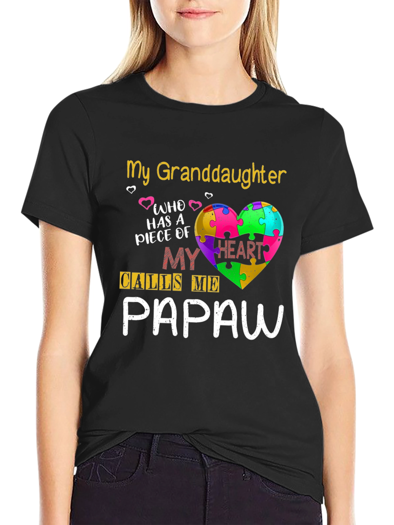 My Granddaughter Autism Awareness T-Shirt