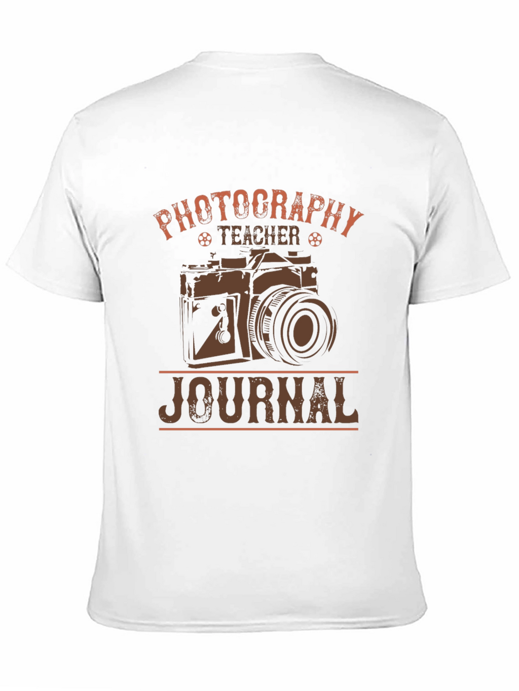 Photography Teacher Journal T-Shirt - Camera Design