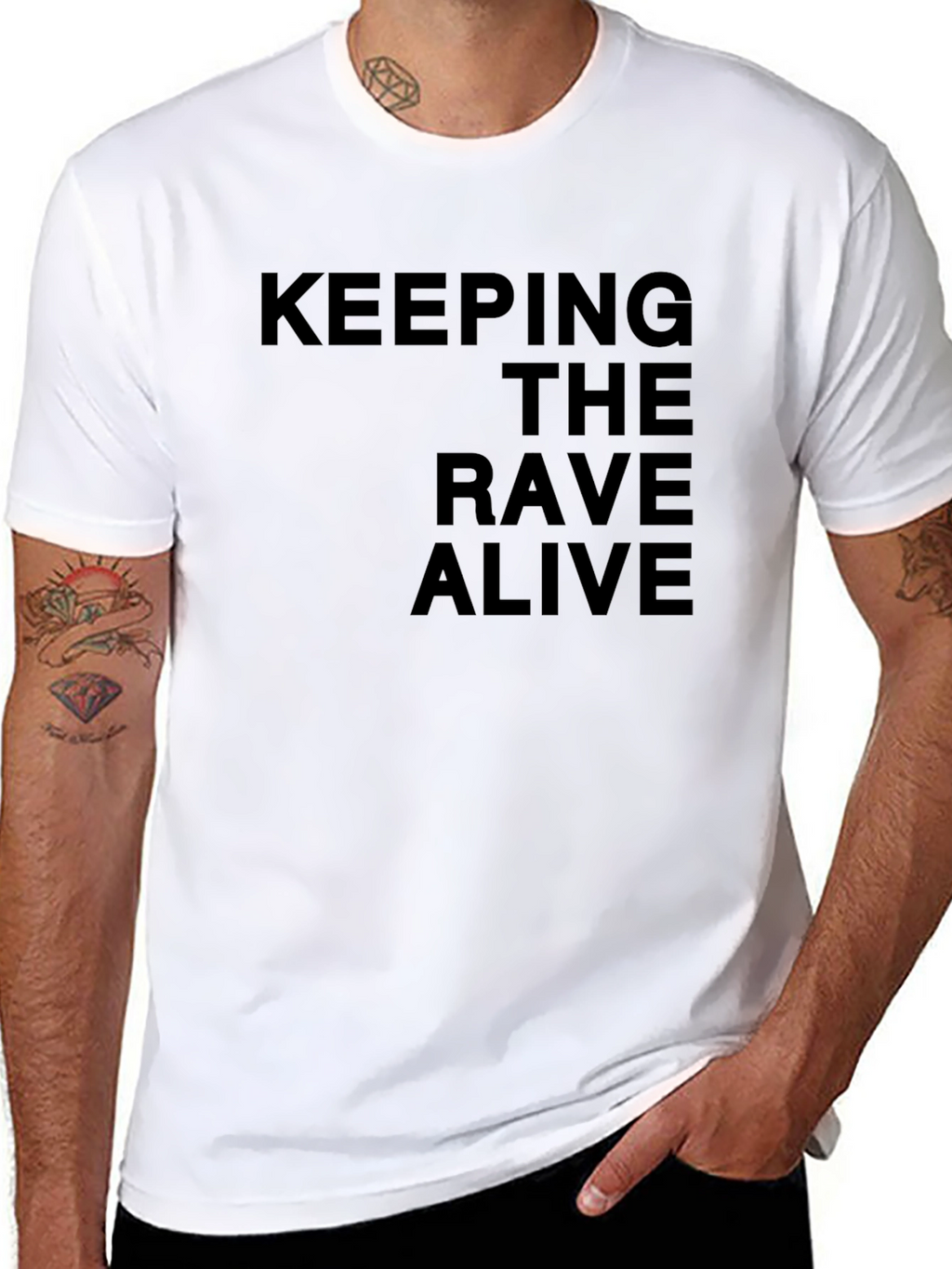 Keeping the Rave Alive Black T-Shirt