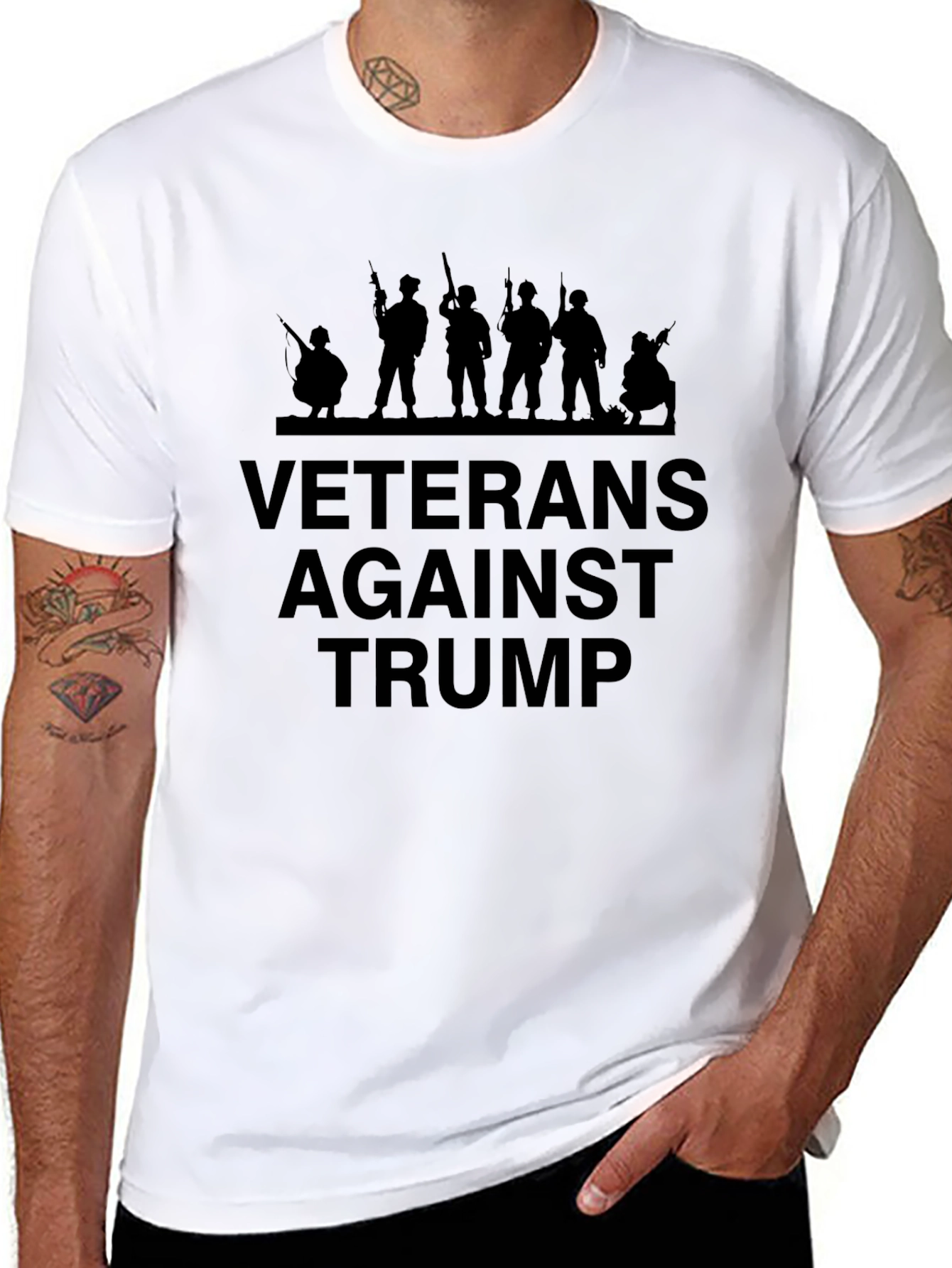 Veterans Against Trump T-Shirt