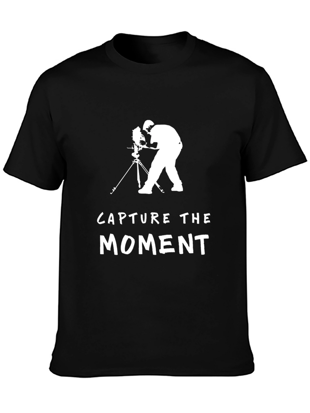 Capture the Moment Black Graphic T-Shirt