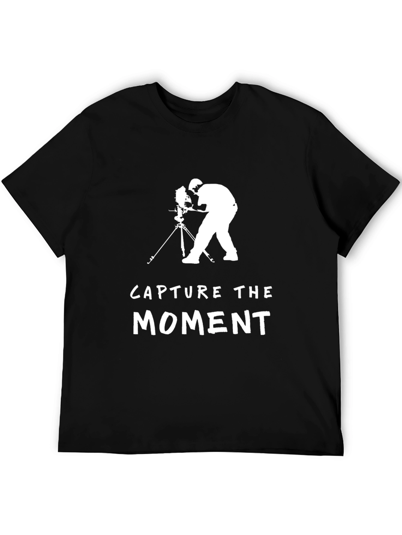 Capture the Moment Black Graphic T-Shirt