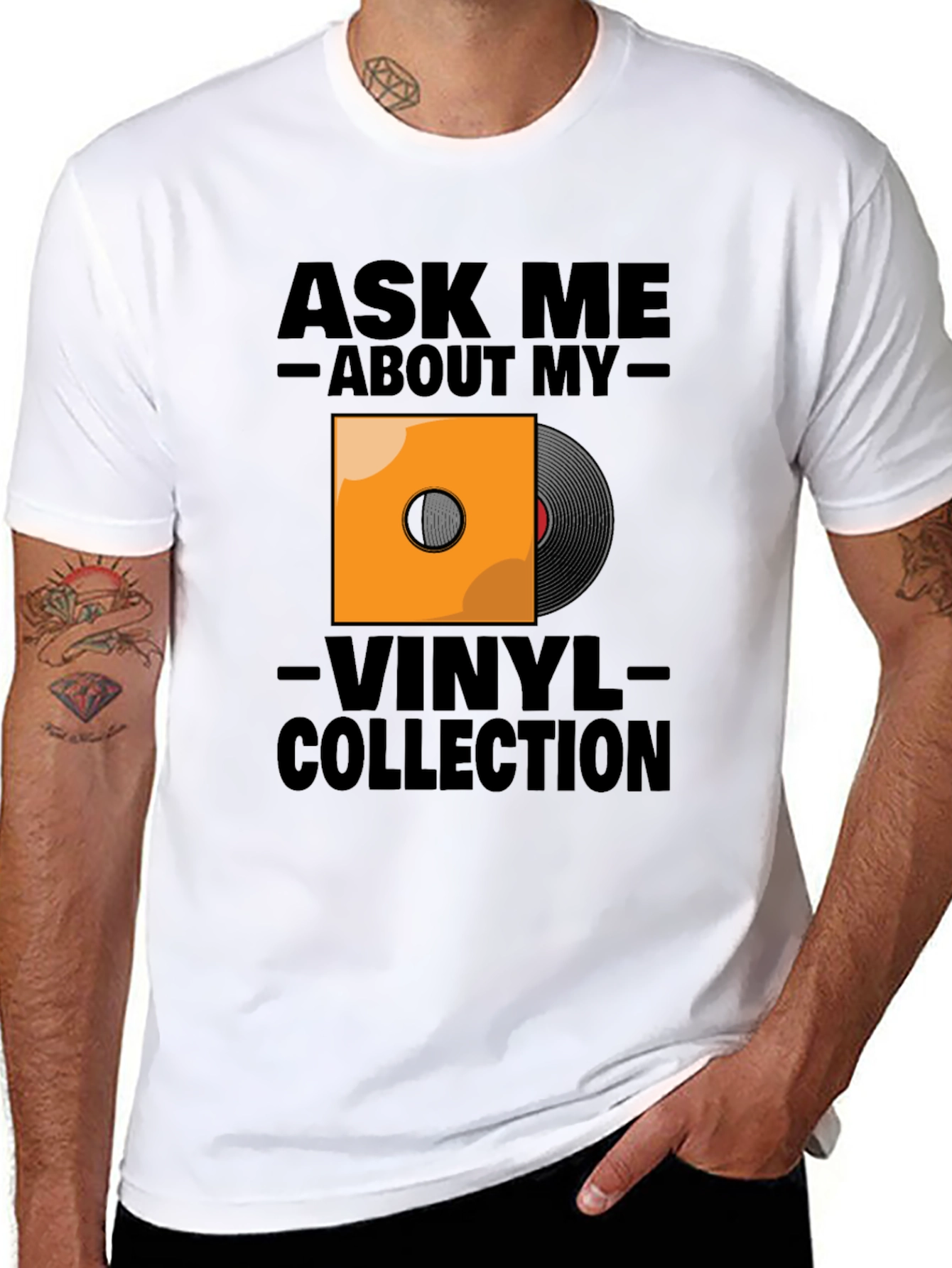 Ask Me About My Vinyl Collection T-Shirt