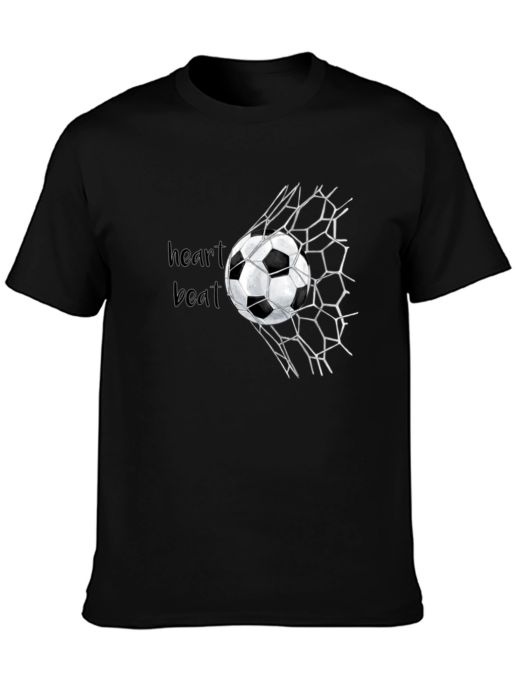 Soccer Heartbeat Graphic T-Shirt