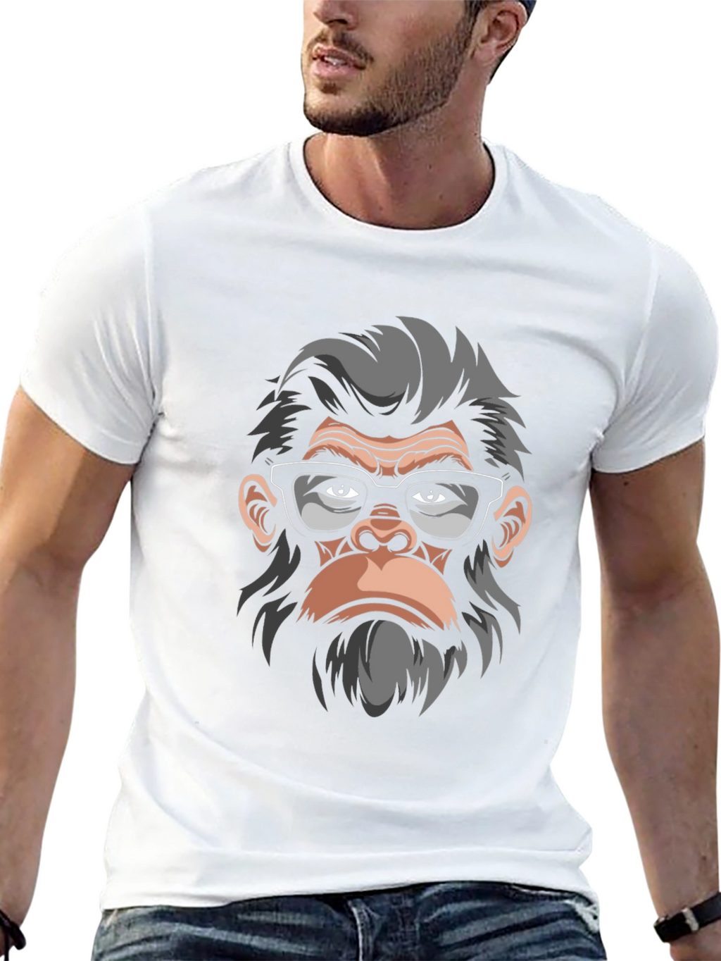 Cool Ape Graphic T-Shirt - Trendy Streetwear