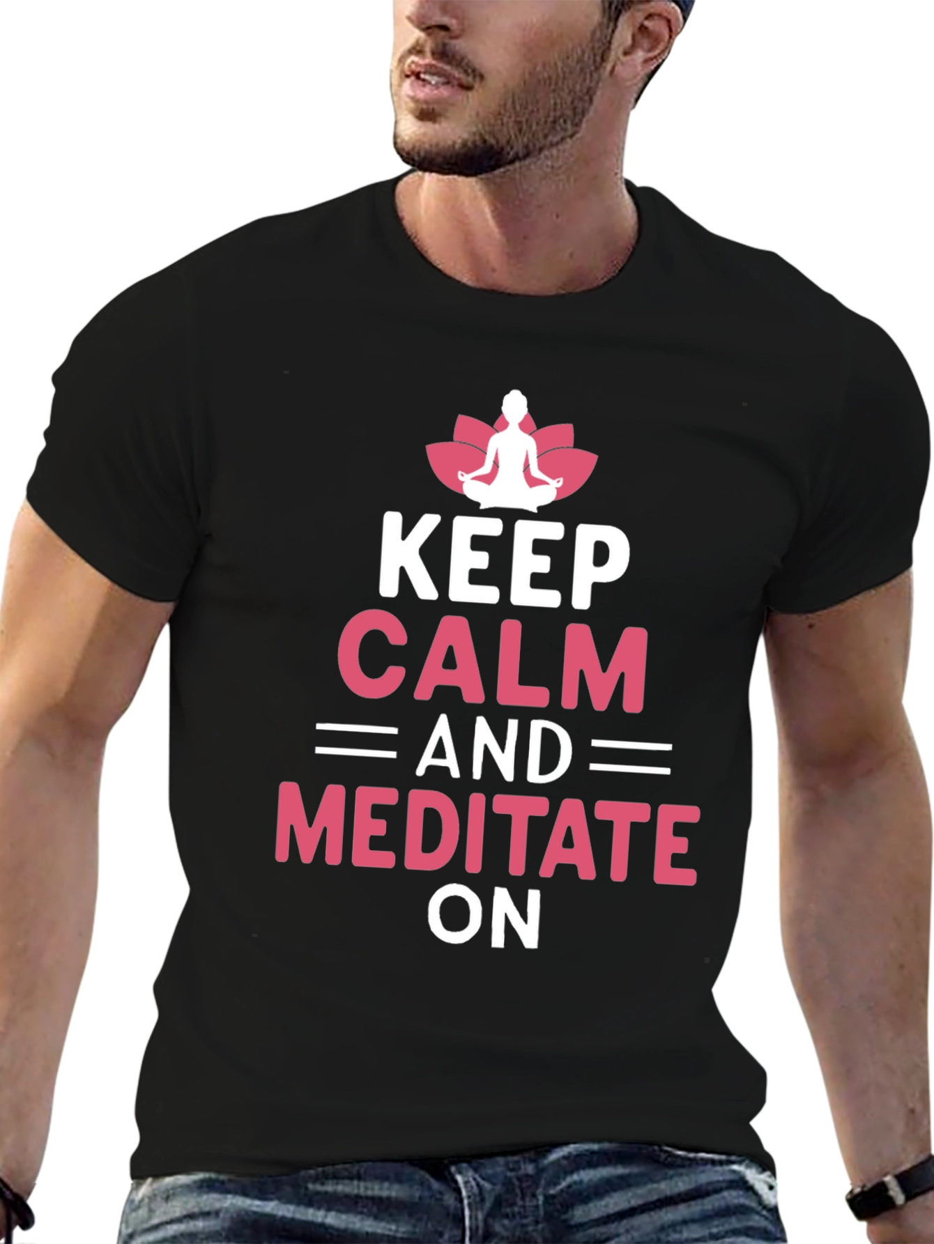 Keep Calm Meditate Yoga T-Shirt