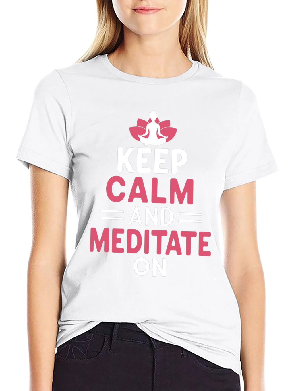 Keep Calm Meditate Yoga T-Shirt
