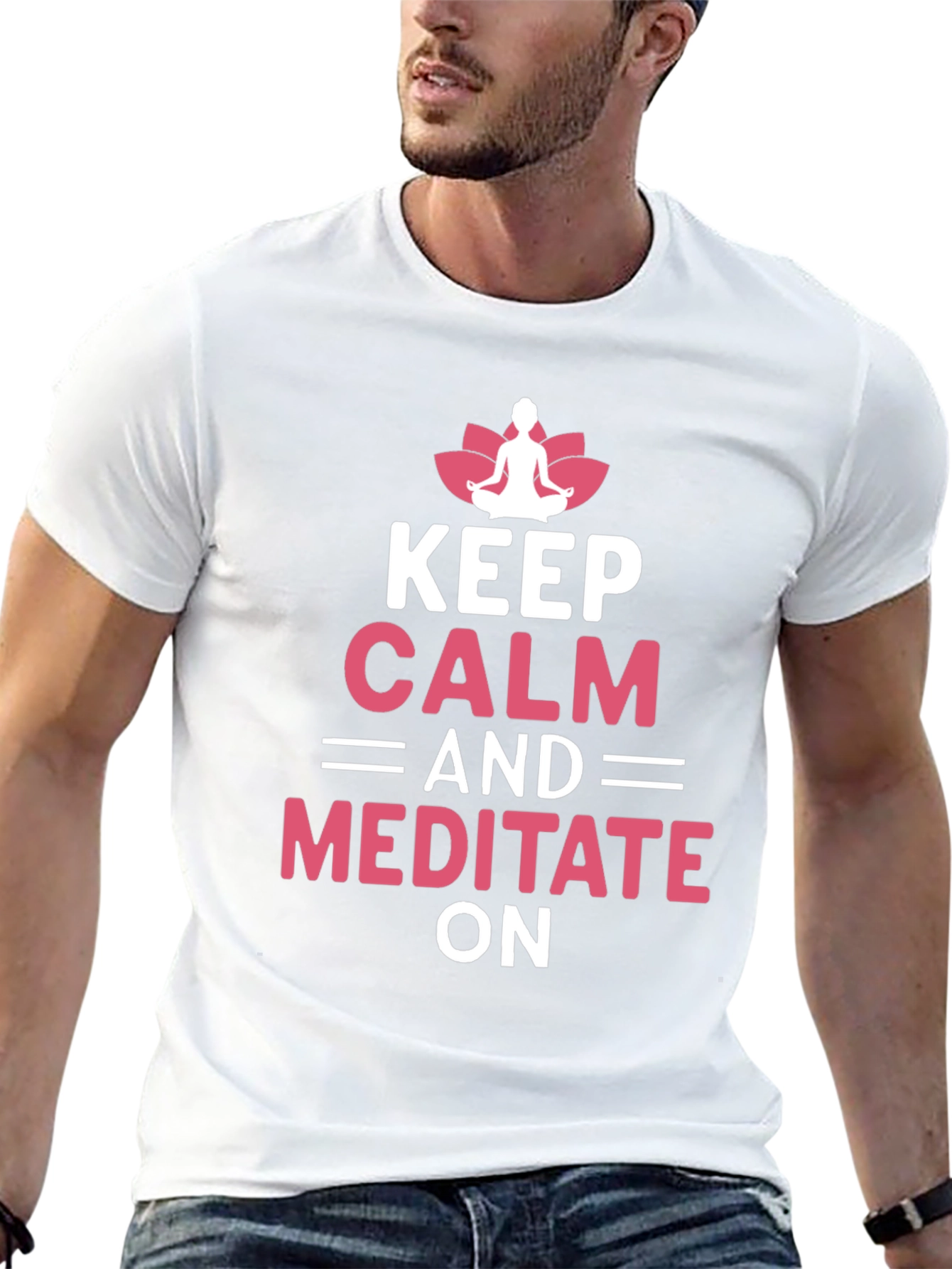 Keep Calm Meditate Yoga T-Shirt