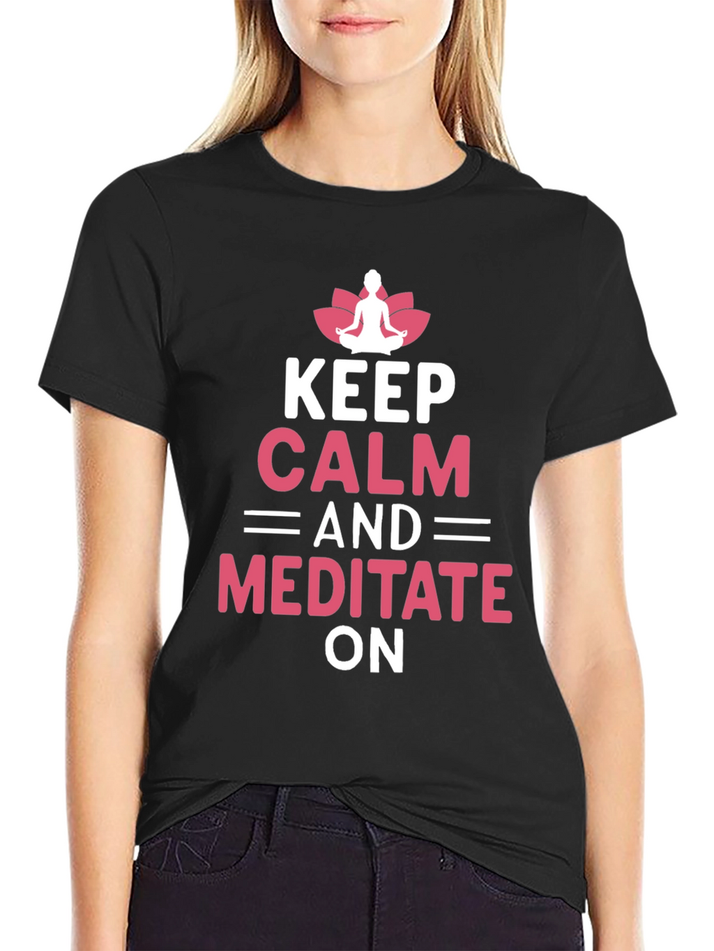 Keep Calm Meditate Yoga T-Shirt