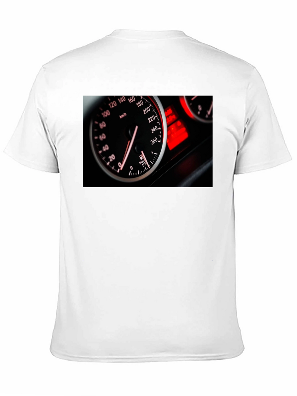 Speedometer Graphic T-Shirt - Black