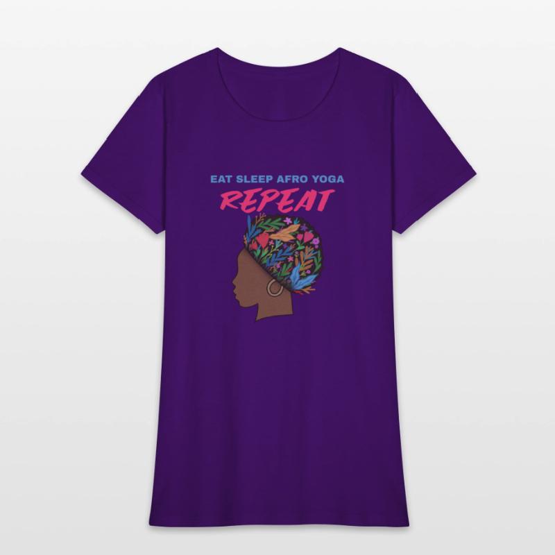 Eat Sleep Afro Yoga Repeat