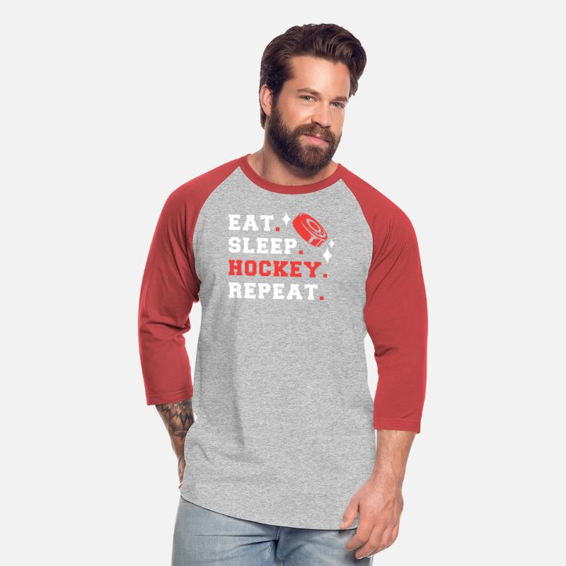 Eat Sleep Hockey Repeat Funny Puck Ice Hockey Gift