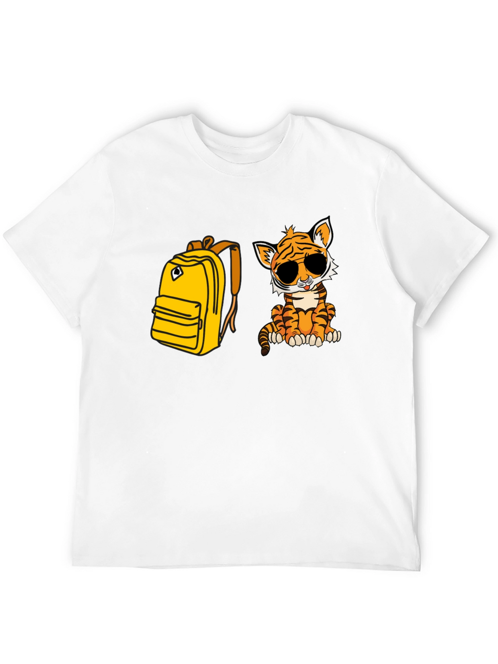 Tiger & Backpack Graphic Tee