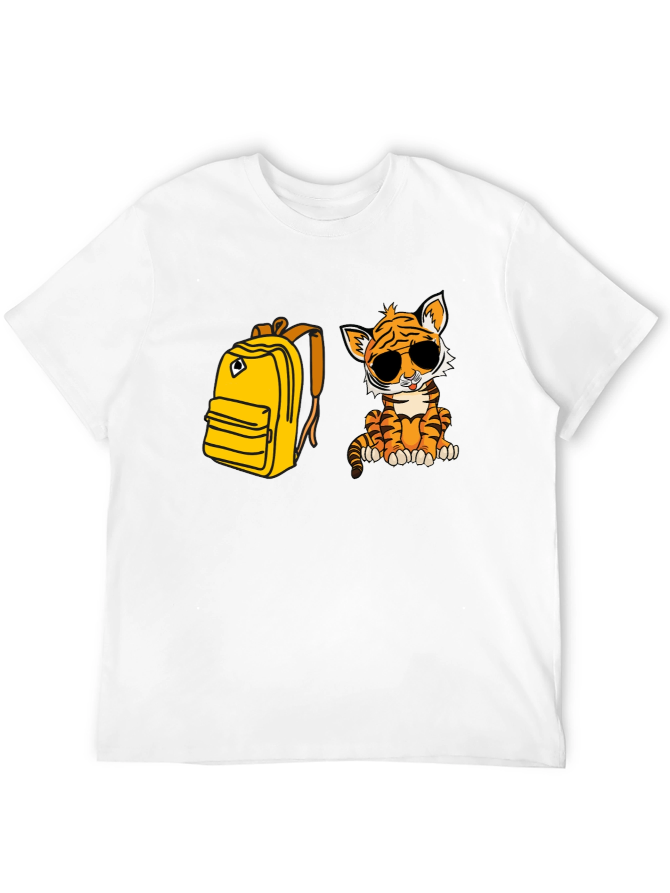 Tiger & Backpack Graphic Tee