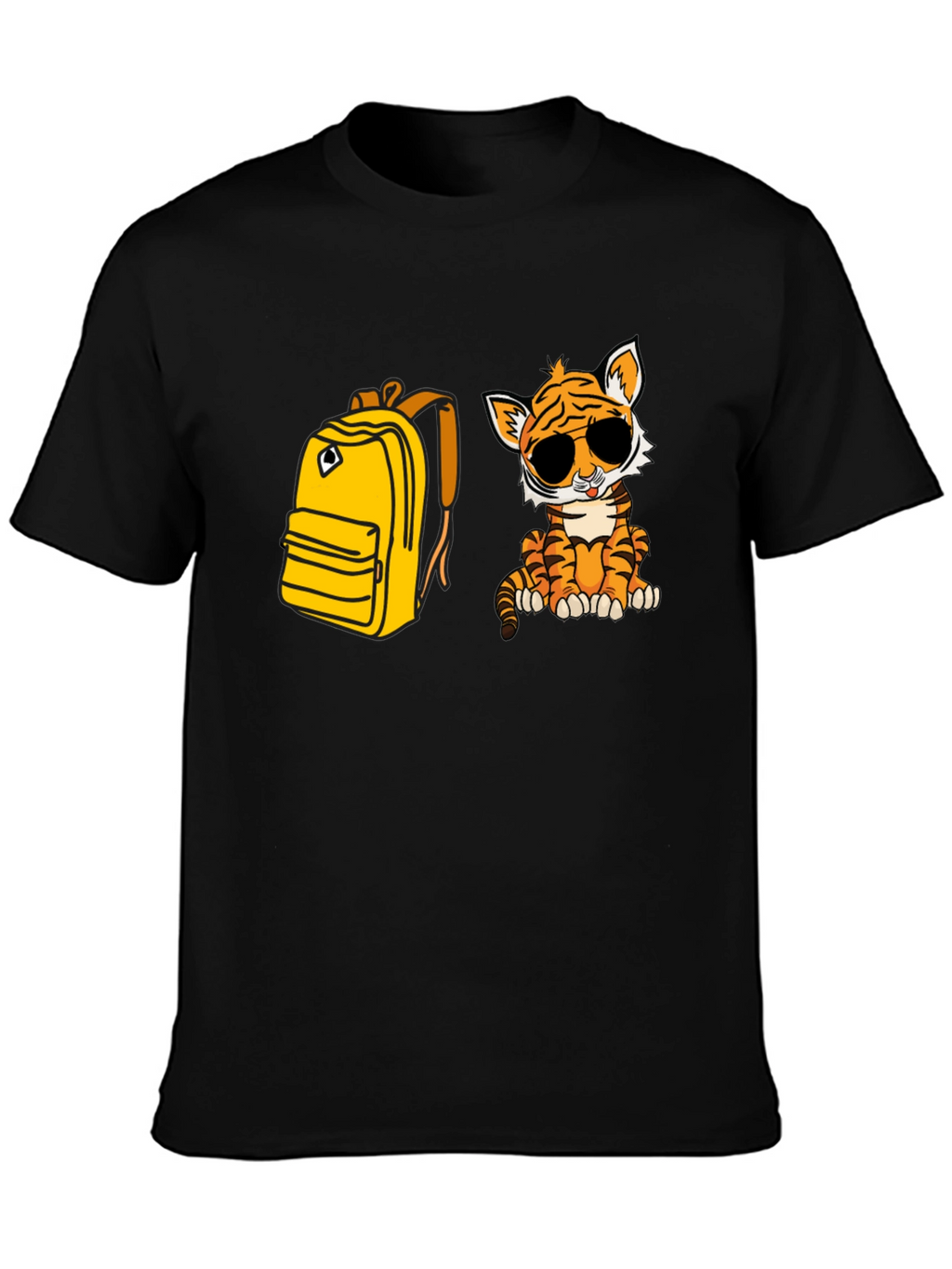 Tiger & Backpack Graphic Tee