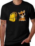 Tiger & Backpack Graphic Tee