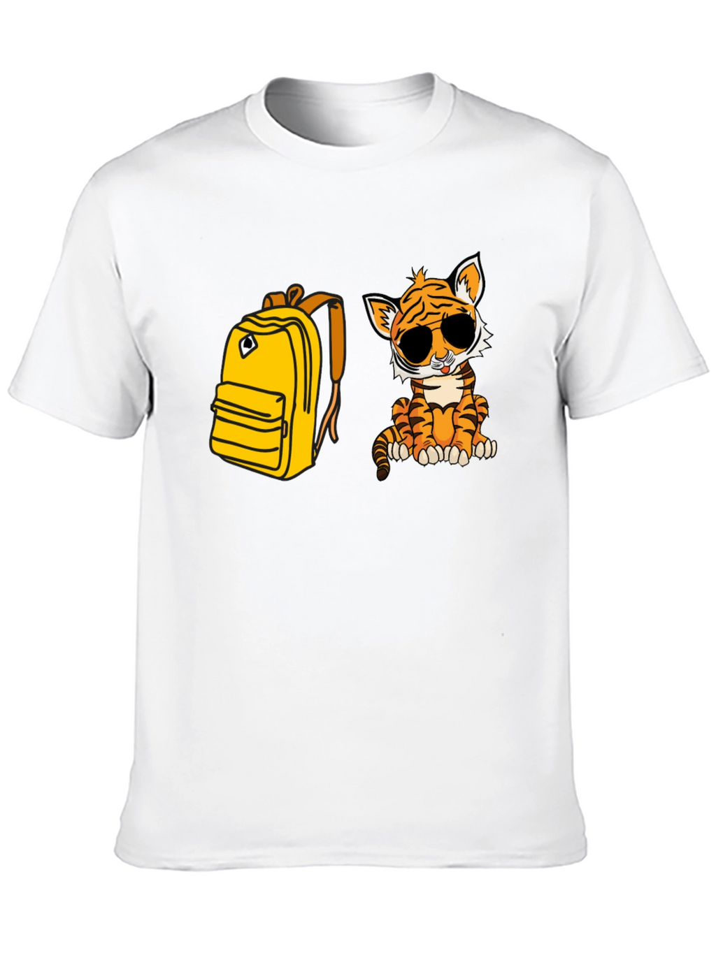 Tiger & Backpack Graphic Tee