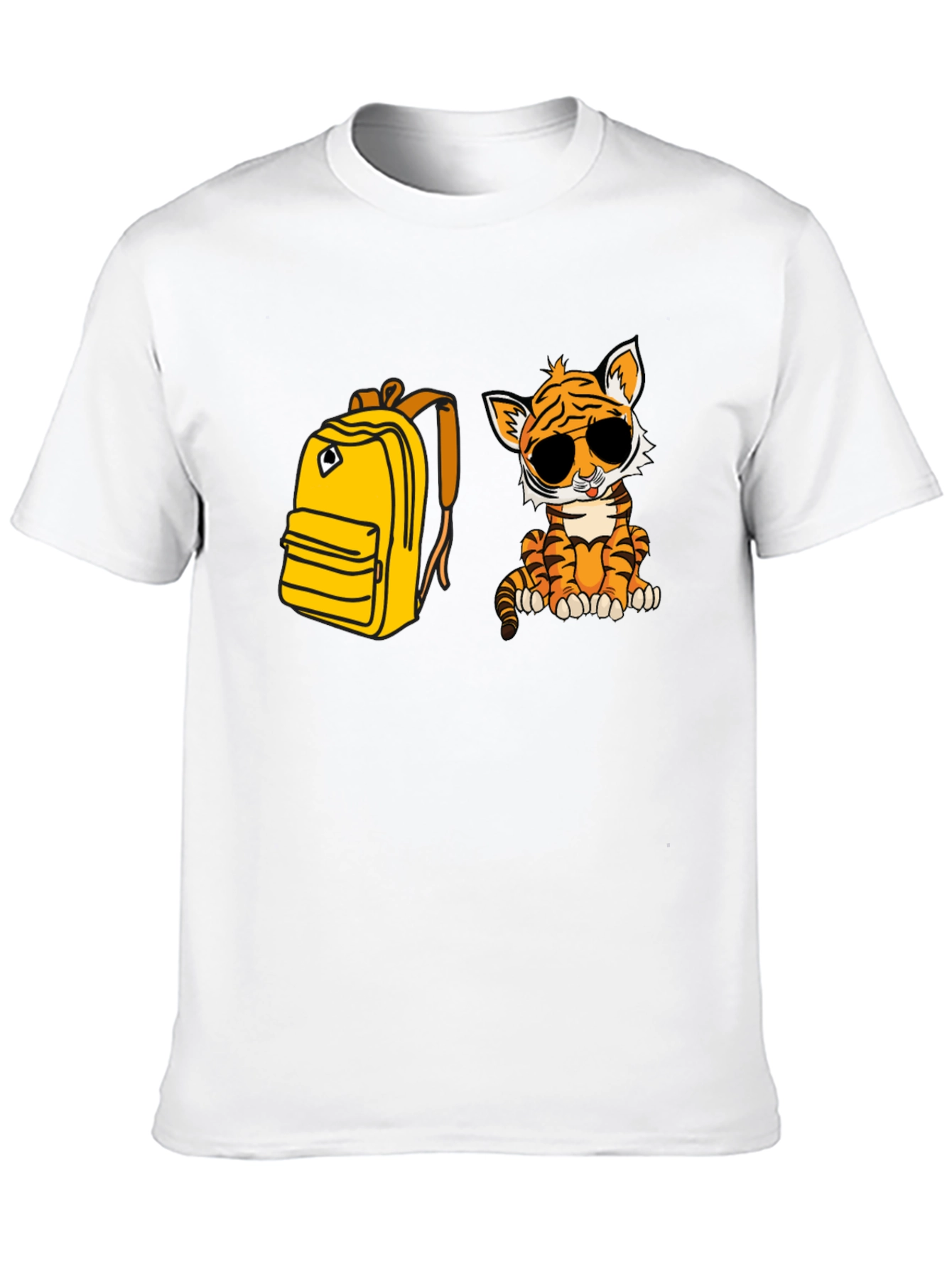 Tiger & Backpack Graphic Tee