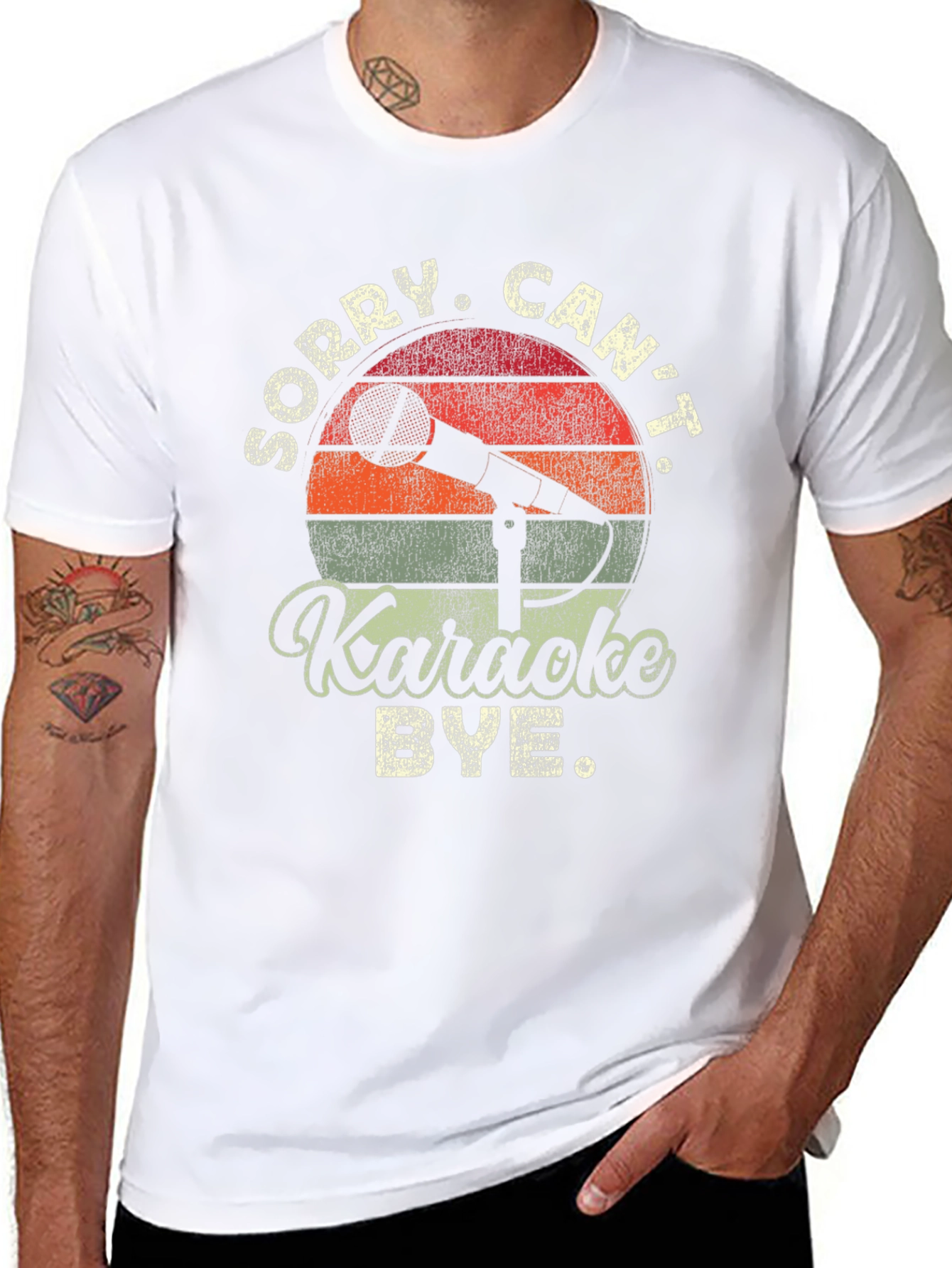 Karaoke T-Shirt: Sorry Cant Bye