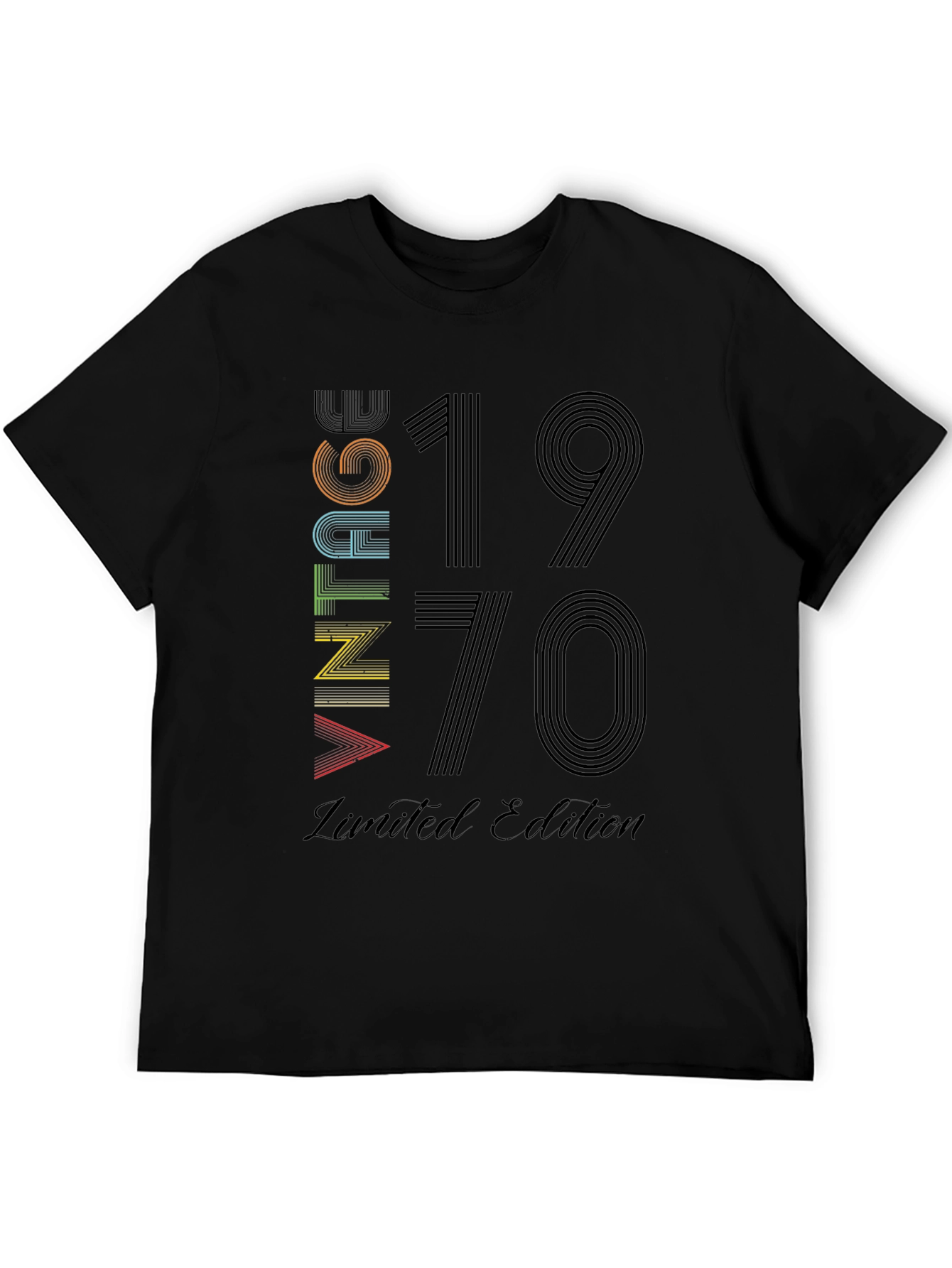 Vintage 1970 Limited Edition Black T-Shirt