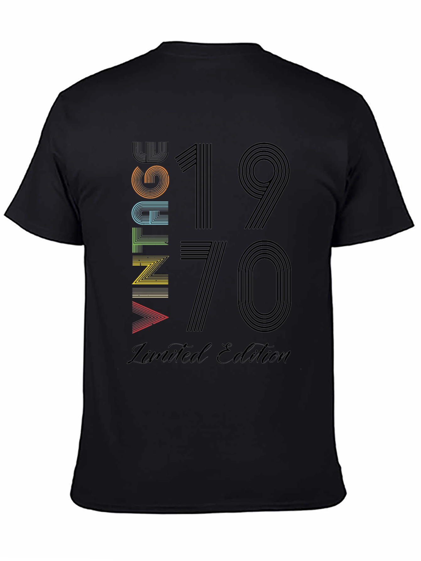 Vintage 1970 Limited Edition Black T-Shirt