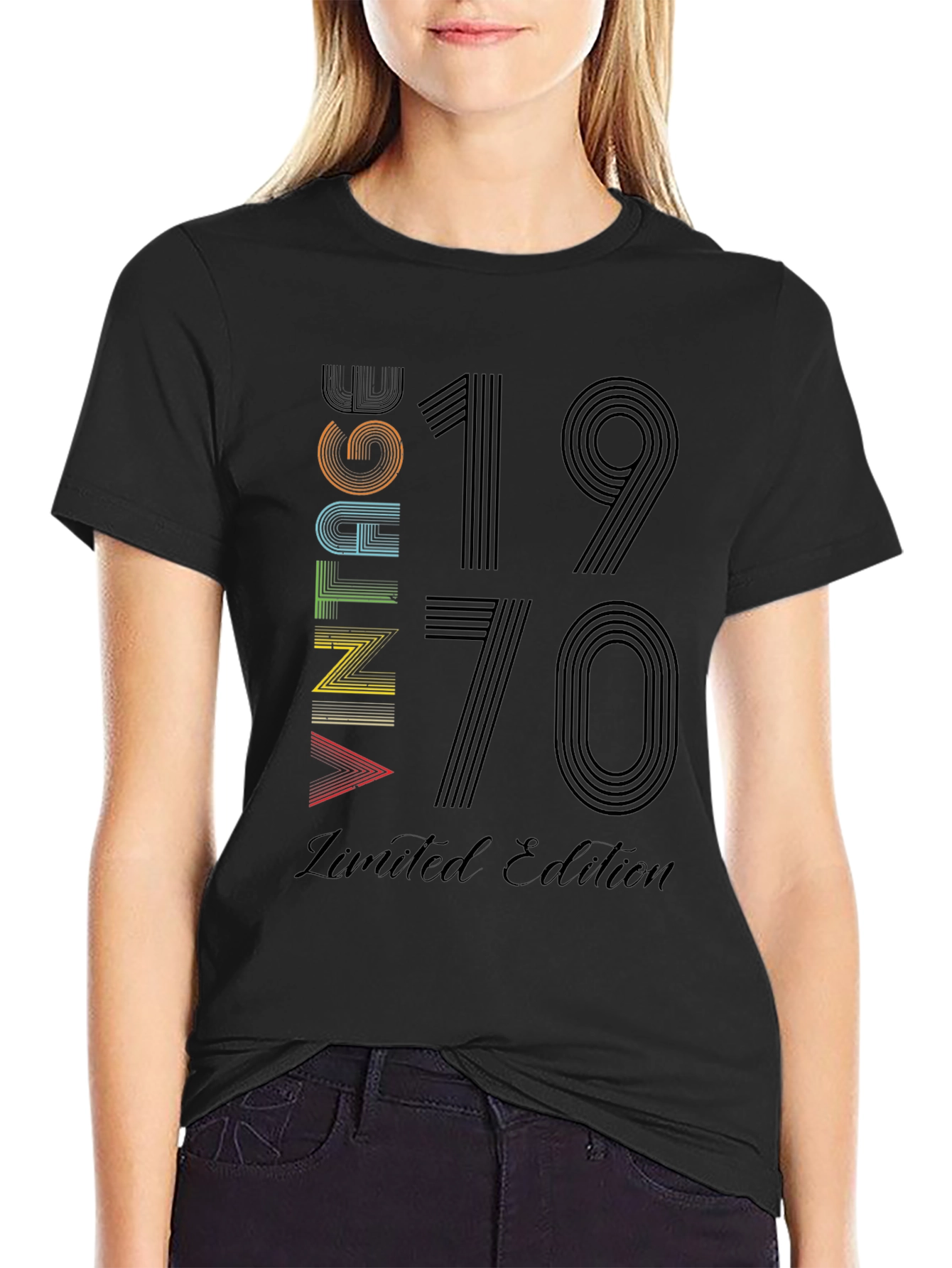 Vintage 1970 Limited Edition Black T-Shirt