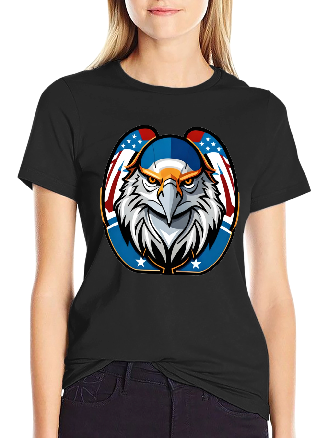 American Eagle Graphic Tee - Patriotic Style