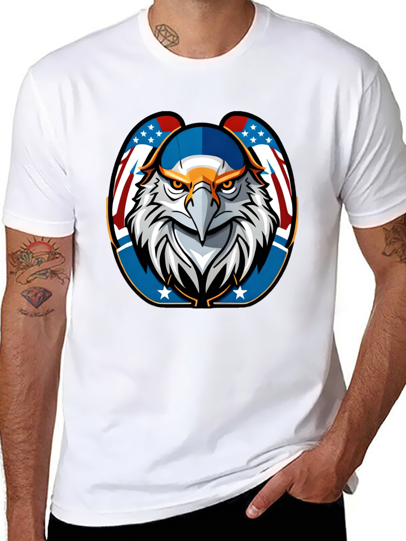 American Eagle Graphic Tee - Patriotic Style