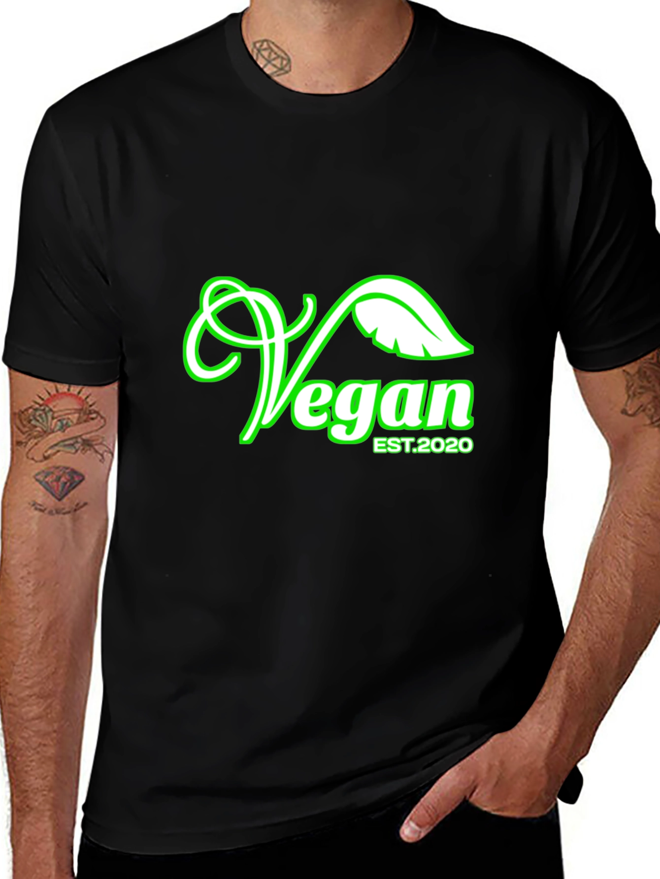 Vegan Est. 2020 Graphic T-Shirt